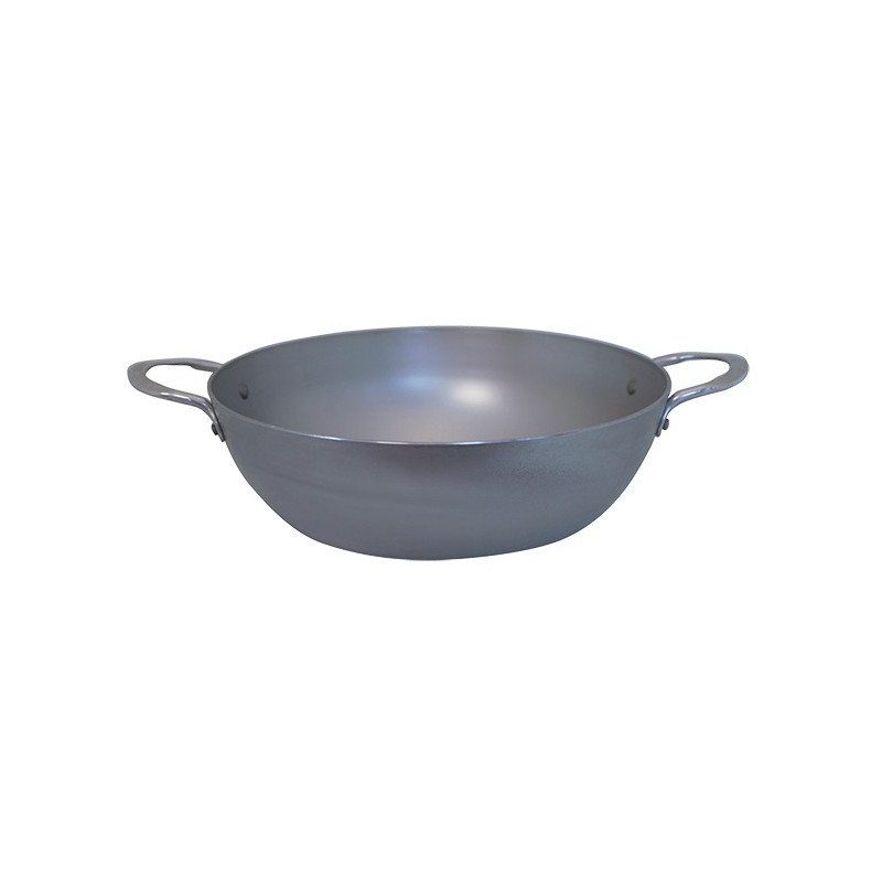 Wok i jern fra De Buyer. Wok i jern fra De Buyer.