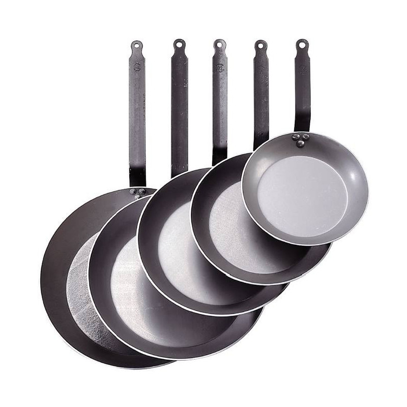 De Buyer stegepande i jern. 28 cm. De Buyer stegepande i jern. 28 cm.