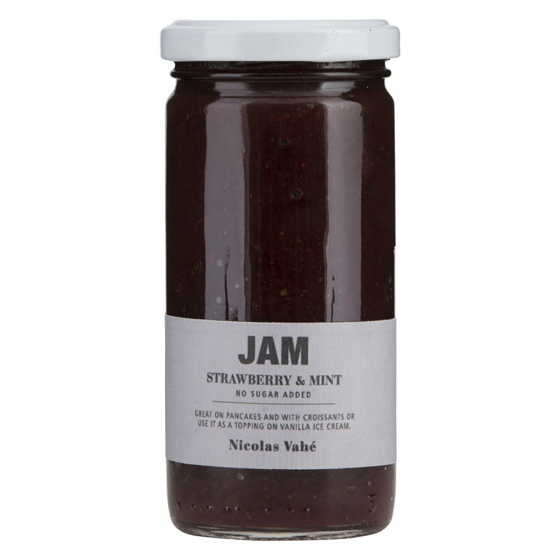 Nicolas Vahé marmelade med jordbær og mynte. Nicolas Vahé marmelade med jordbær og mynte.