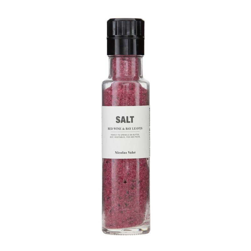 Nicolas Vahé delikatesser. Salt med rødvin. Nicolas Vahé delikatesser. Salt med rødvin.