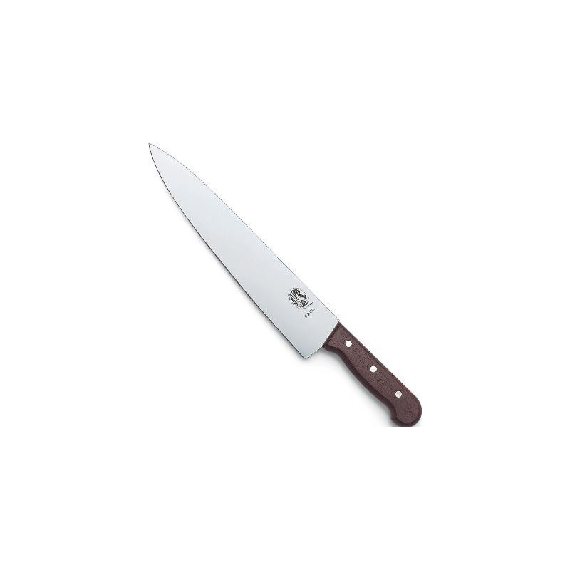 Victorinox kokkekniv med rosentræ. Victorinox kokkekniv med rosentræ.