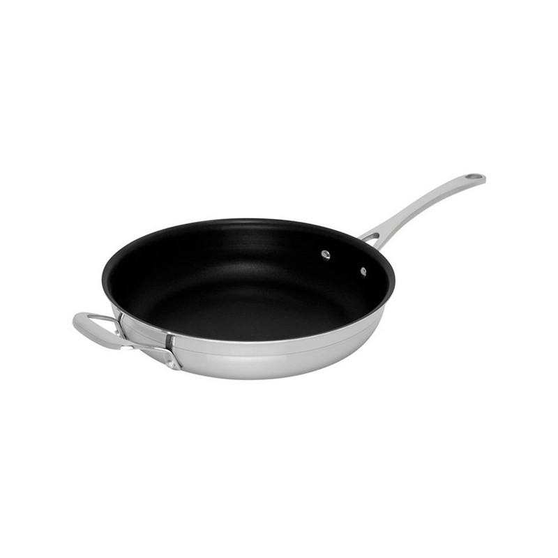 Le Creuset stegepande i rustfrit stål. Le Creuset stegepande i rustfrit stål.