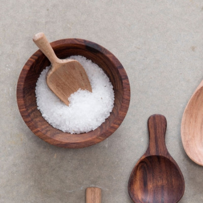 Træskål til slikskål, servering, salt eller snacks.