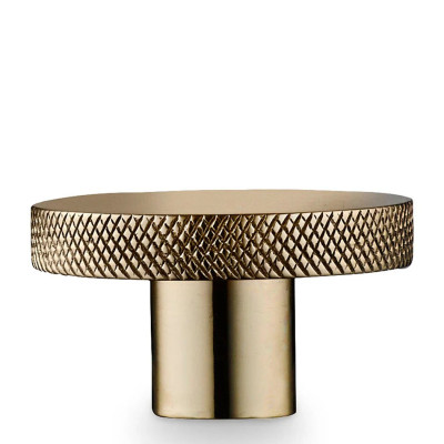 Skjalm P krog til viskestykker eller greb til skuffe i messing.