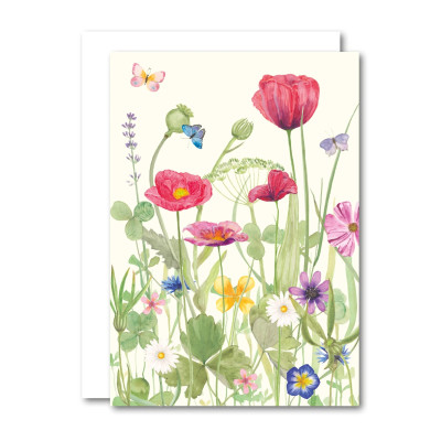 All by Voss kort med blomster.