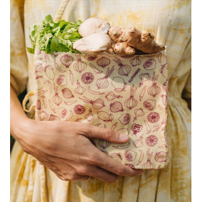 Bivokspose til brød, sandwich og grøntsager.