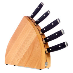 Yaxell knivblok med 5 knive på TILBUD.