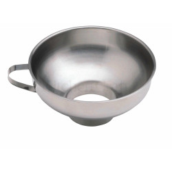 Marmeladetragt i stål.