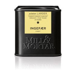 Mill og Mortar økologisk stødt ingefær.
