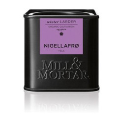 Mill og Mortar økologiske nigellafrø.