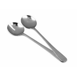 Salatsæt i rustfrit stål.