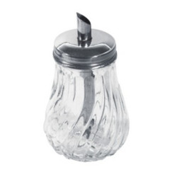 Strødåse til sukker. Sukkerstrøer i glas.