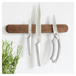 Knivmagnet i træ til væg.