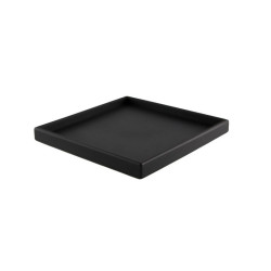 SEJ bakke i sort gummi til f.eks. olie.