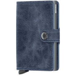 Secrid kortholder. Blå skind.