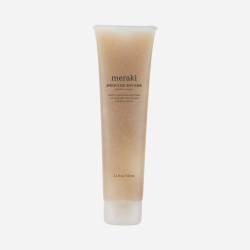 Meraki abrikos og rice body scrub.
