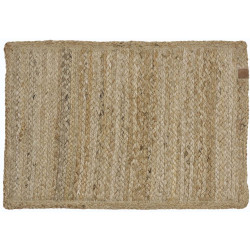 Dækkeserviet i natur flet.