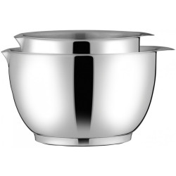 Sæt med 2 Margrethe skåle i rustfrit stål. TILBUD.