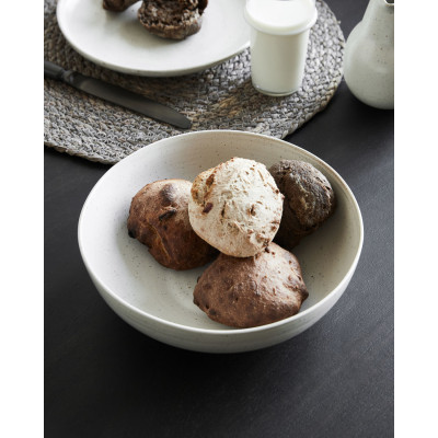 Hvid keramik skål fra House Doctor.