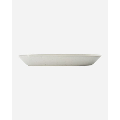House Doctor serveringsfad i hvid keramik.