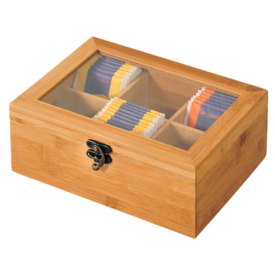 Æske i træ til tebreve.