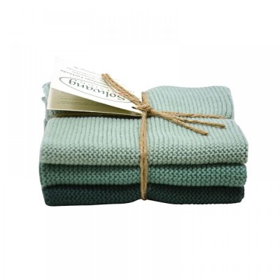 Gammeldags strikkede karklude fra Solwang.