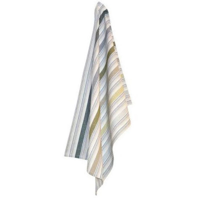 Solwang viskestykke med oliven farvet striber.