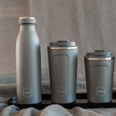 Aya og Ida 100% tæt grøn vandflaske