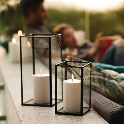 Uyuni udendørslys i beige farve.