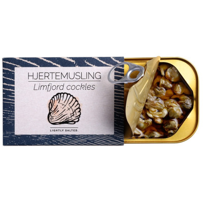 Fangst hjertemuslinger på dåse.