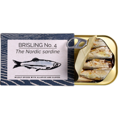 Fangst brislinger på dåse.