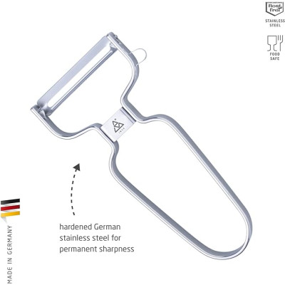 Tyndskræller i rustfrit stål.