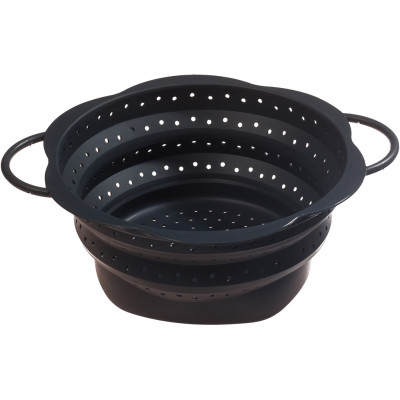 Dørslag i silikone som kan klappes sammen