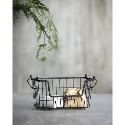 House Doctor sort metalkurv