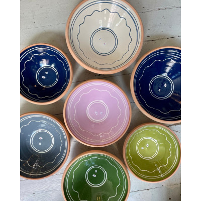 Gammeldags dejfad i ler.