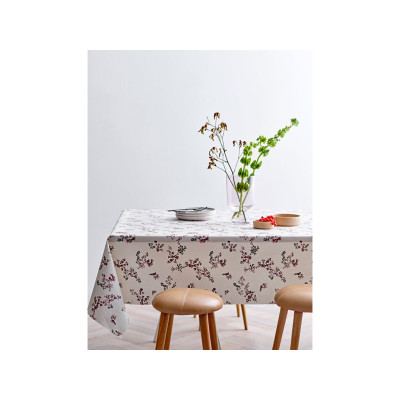 Blødt tekstil voksdug med blomster