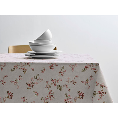 Blødt tekstil voksdug med blomster