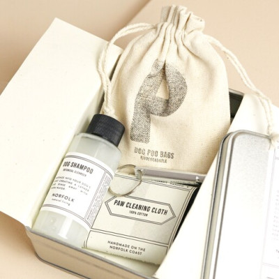 gaveæske til hundeejer.