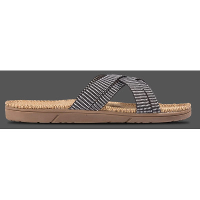 Shangies sandaler i sort og hvid.