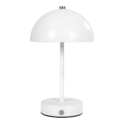 Hvid bordlampe LED genopladelig