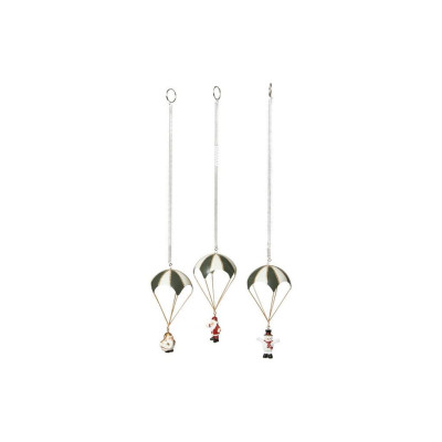 Julemand og snemand i faldskærm