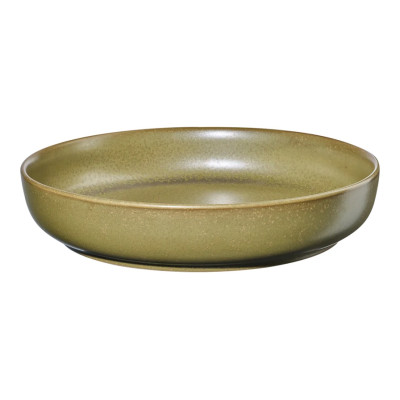 Skål i grøn keramik.