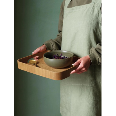 Grøn Gourmet morgenmadsskål i keramik.