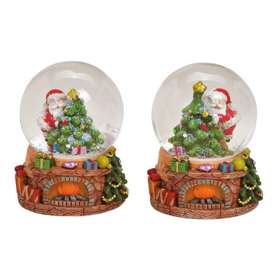 Snekugle med julemand