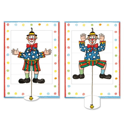 Die Lebende Karte forvandlingskort med sprællemand