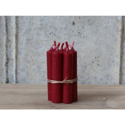 Røde bedelys. Kronelys.