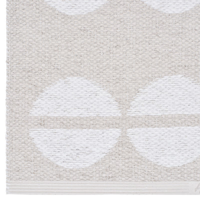 Horredsmattan plastikgulvtæppe. Bastian creame.