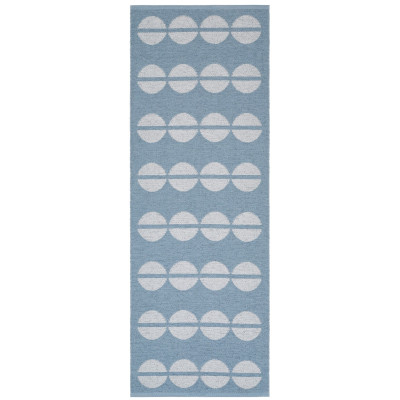 Horredsmattan plastikgulvtæppe og plastik måtte. Bastian blue.