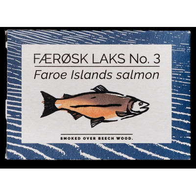 Fangst færøsk Laks nr. 3 Fiskekonserves.