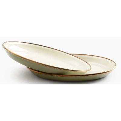 Luksus emaljetallerken